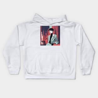 Urban Empower Art Deco 80s Patrick Nagel T-Shirt Kids Hoodie